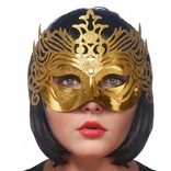 Maska zlatá s ornamentem